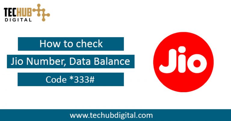 how-to-check-jio-number-jio-number-check-code-techhubdigital