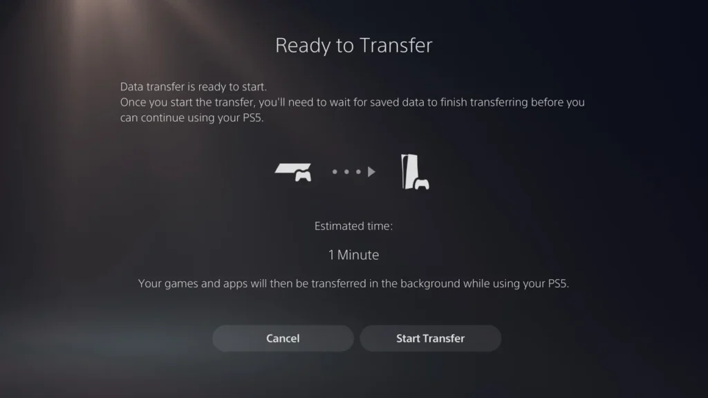 PS5 Transfer 4