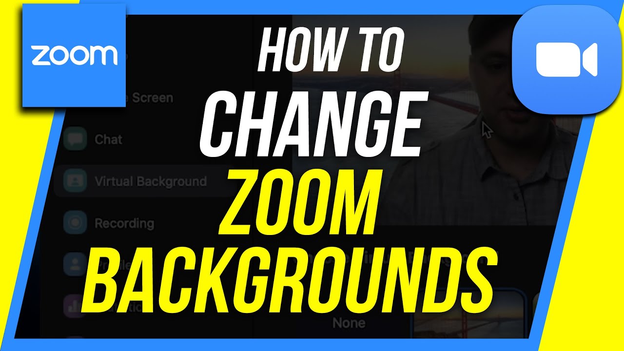 change Zoom background