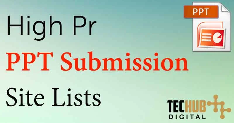 ppt submission sites