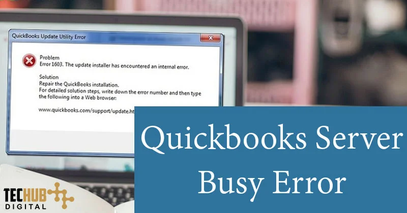 quickbooks error support